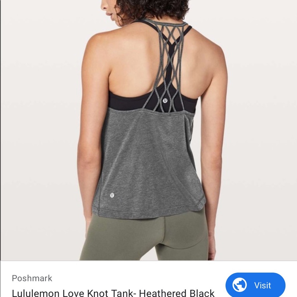 Size 6 love knot tank pink
